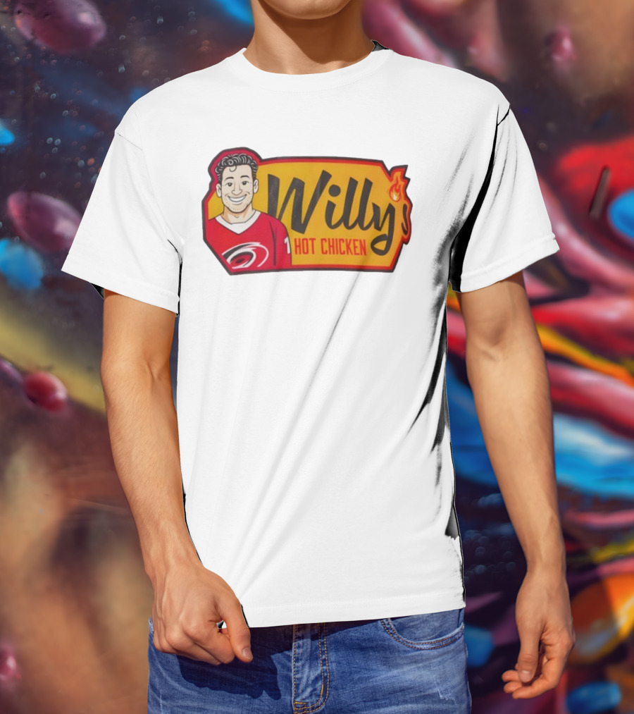 Willy Hot Chicken Carolina Hurricanes Sports Fan Apparel T-Shirt