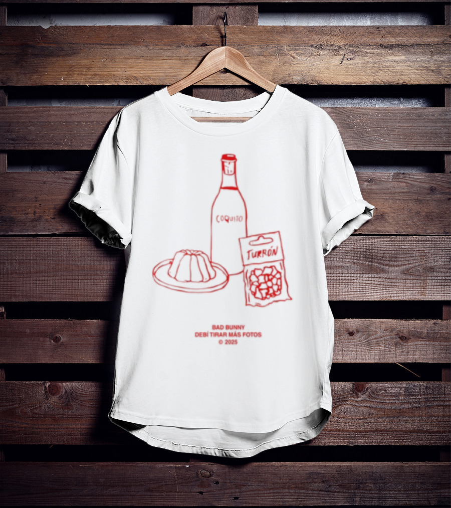 La Receta De Pr Debi Tirar Mas Fotos Coquito Sofrito Frito T-Shirt