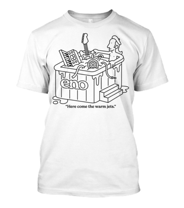 Eno Here Come The Warm Jets Bathtub Illustration T-Shirt