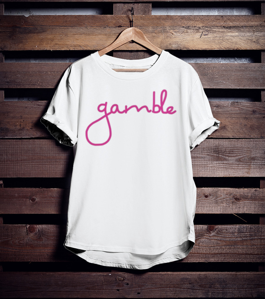 Fuchsia Gamble Script T-Shirt