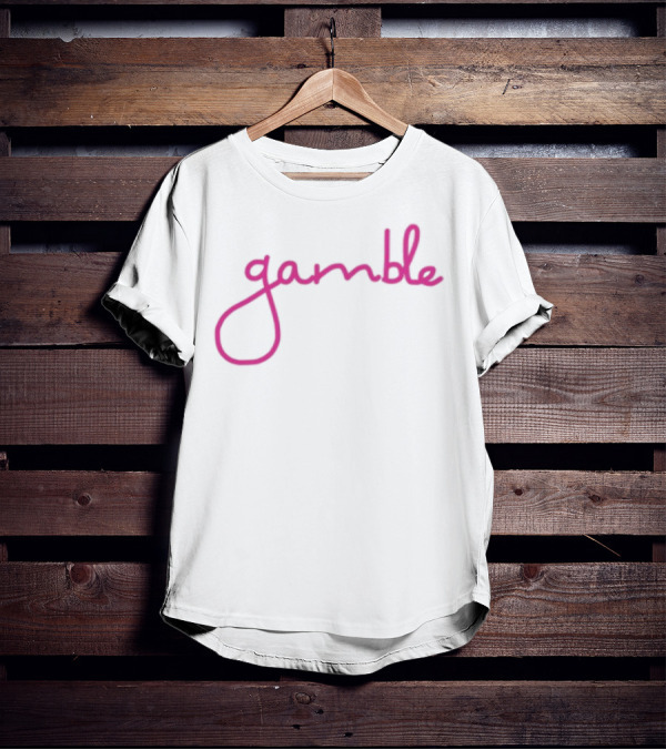 Fuchsia Gamble Script T-Shirt