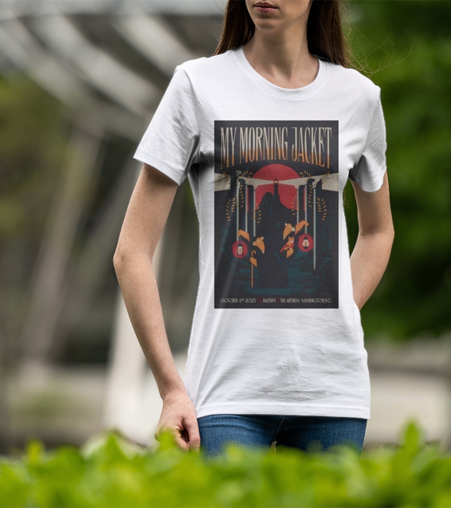 My Morning Jacket October 8 2025 Baltivs The Anthem Washington DC T-Shirt
