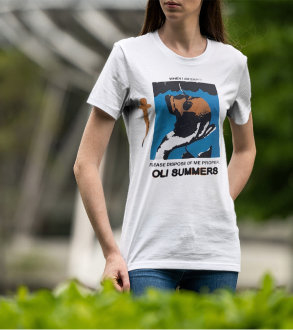 Oli Summers When I Am Empty Please Dispose Of Me Properly T-Shirt