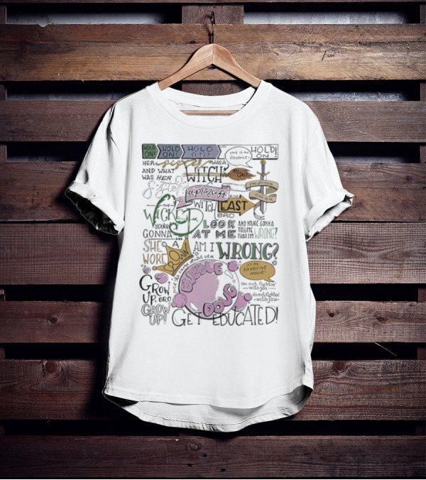 The Wicked Witch Of The East Bro Bubble Doug Favorite Movie Wrong Gonna Stab Him T-Shirt