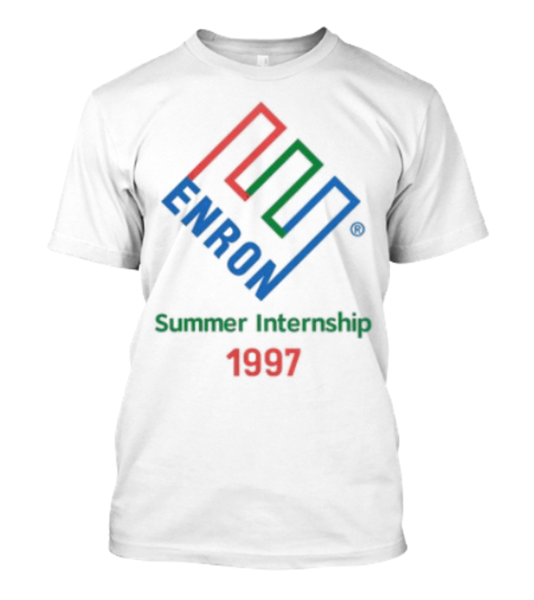 Enron Summer Internship 1997 Iconic Corporate Experience Logo T-Shirt