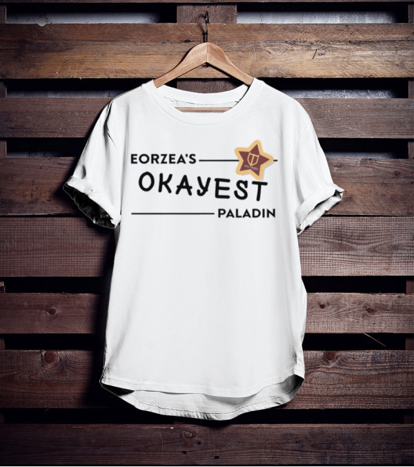 Eorzea's Okayest Paladin Star Shield T-Shirt