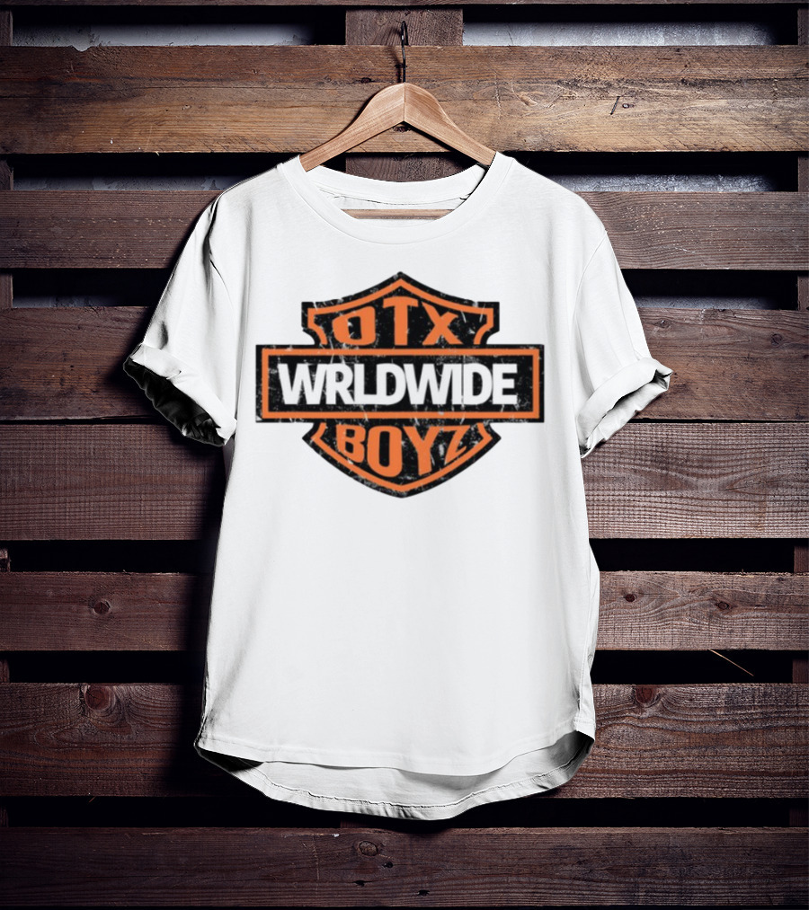 Otxboyz Wrldwide Grunge Badge Style T-Shirt