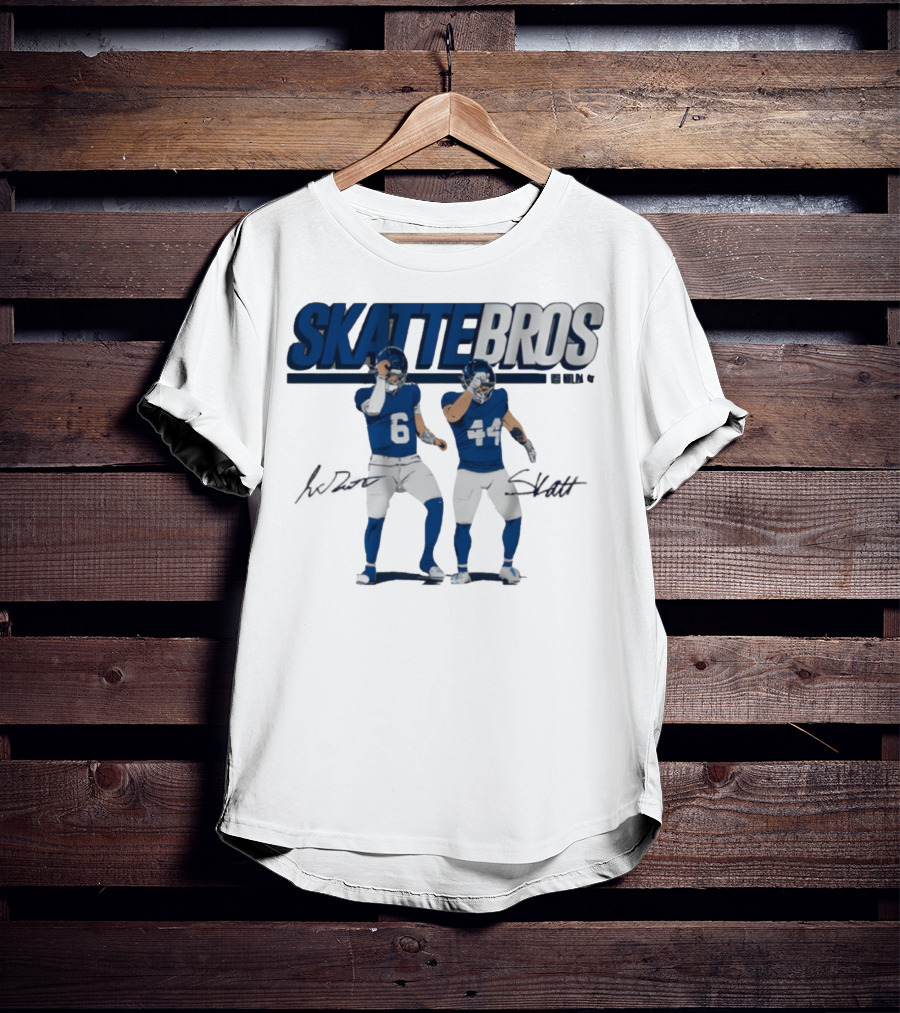 Skattebros Signature Jaxson Dart Cam Skattebo Football Players T-Shirt