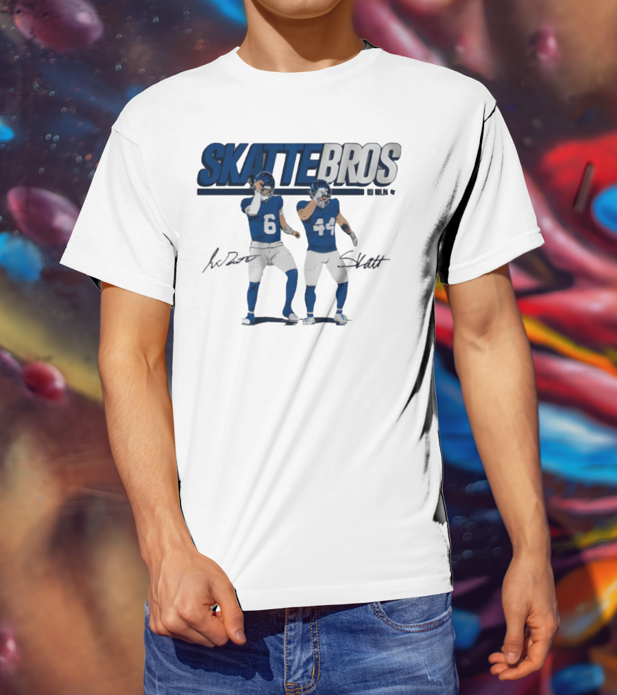 Skattebros Signature Jaxson Dart Cam Skattebo Football Players T-Shirt