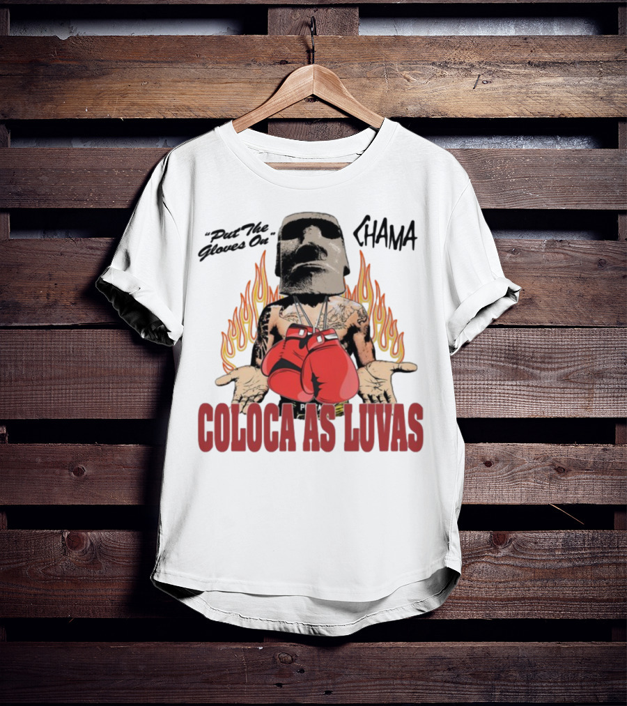 "Coloca As Luvas Put The Gloves On Flame Boxing" T-Shirt