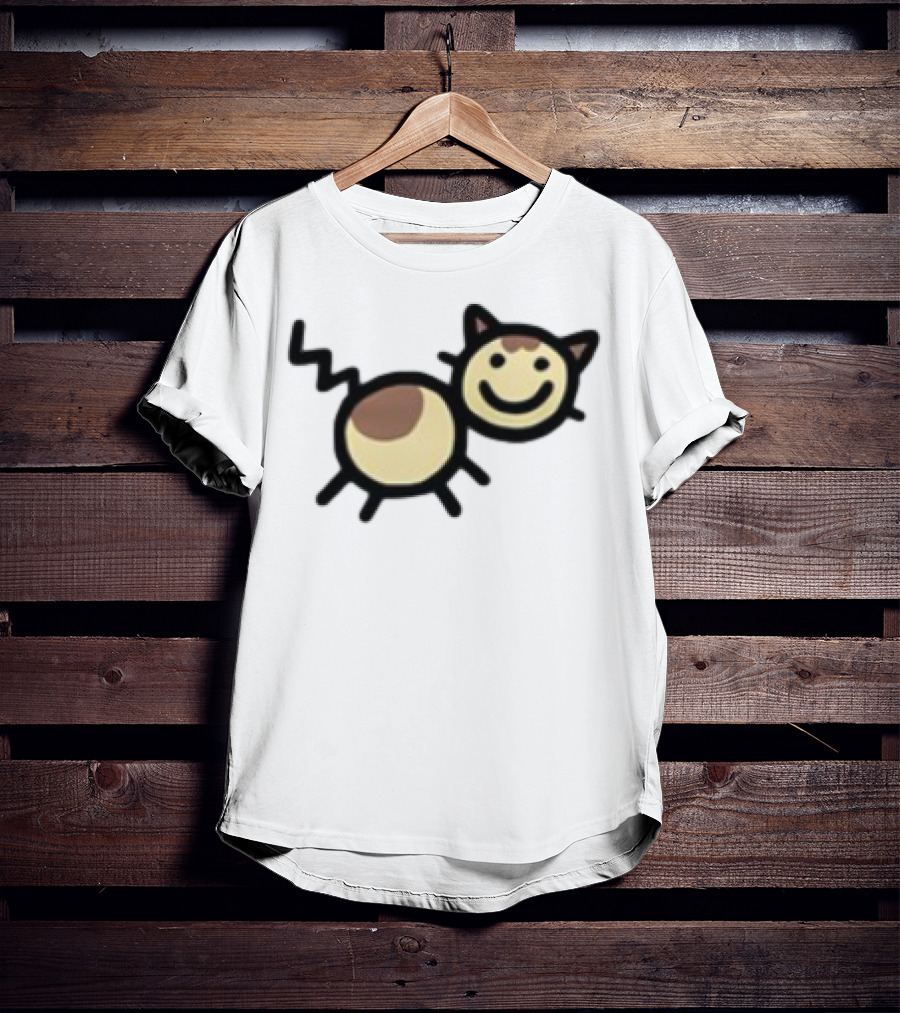 Mummyjoe Cheesepuff Happy Cow Cat Image T-Shirt