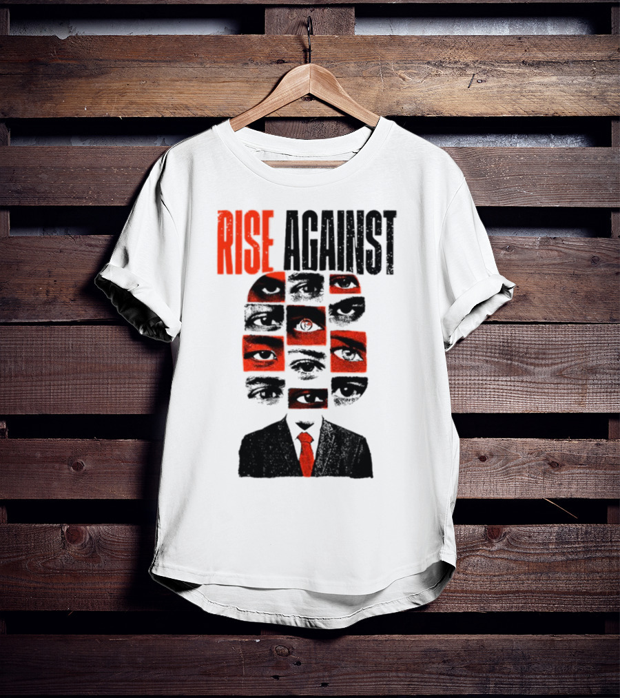 Rise Against Big Brother Surveillance Eyes Suit T-Shirt