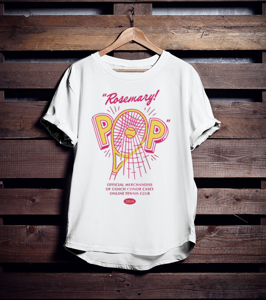 "Bremery Pop Tennis Racket Official Merch 2024 Online Tennis Club" T-Shirt