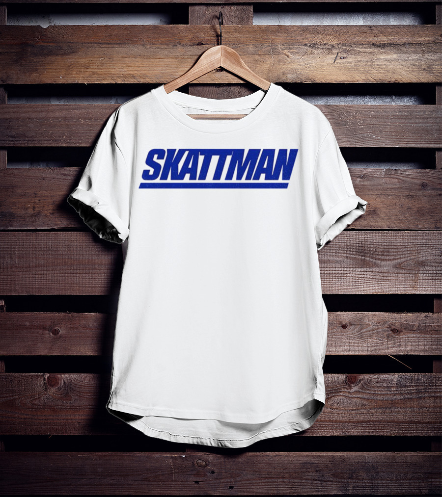 SKATTMAN Cam Skattebo New York Giants Team Spirit T-Shirt