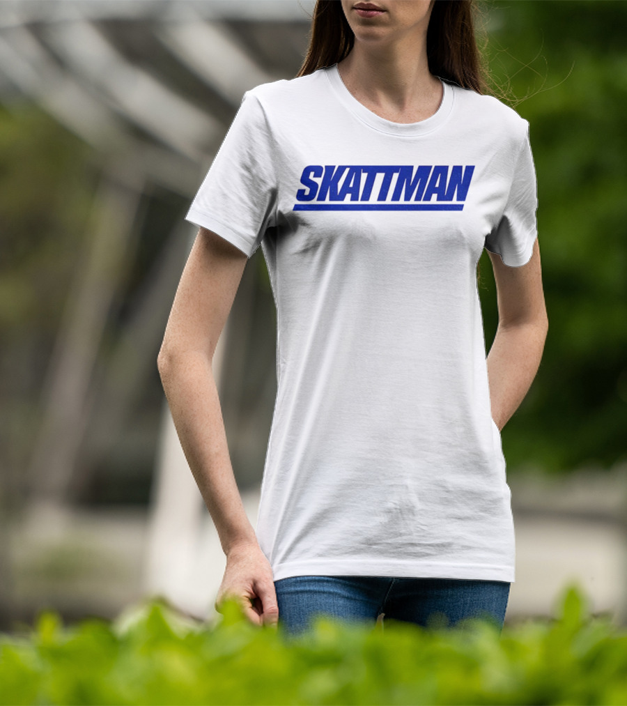 SKATTMAN Cam Skattebo New York Giants Team Spirit T-Shirt