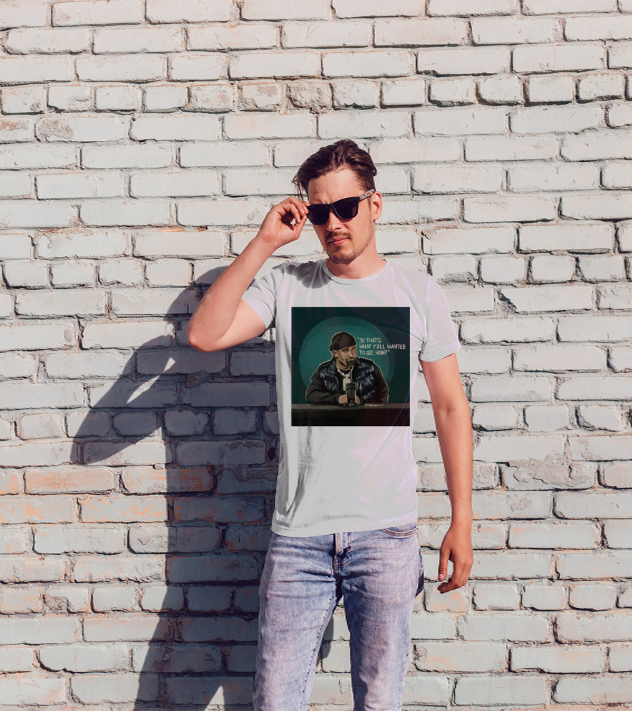 "So That's What Y'all Wanted To See Huh Microphone Interview Moment" T-Shirt