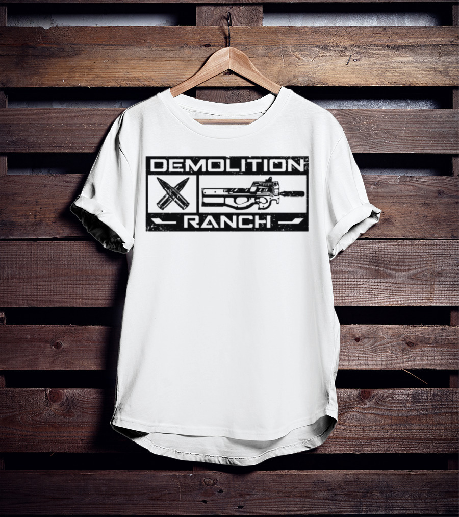 Demolition Ranch Bunkeringco Crossed Rifles And Gun Graphics T-Shirt