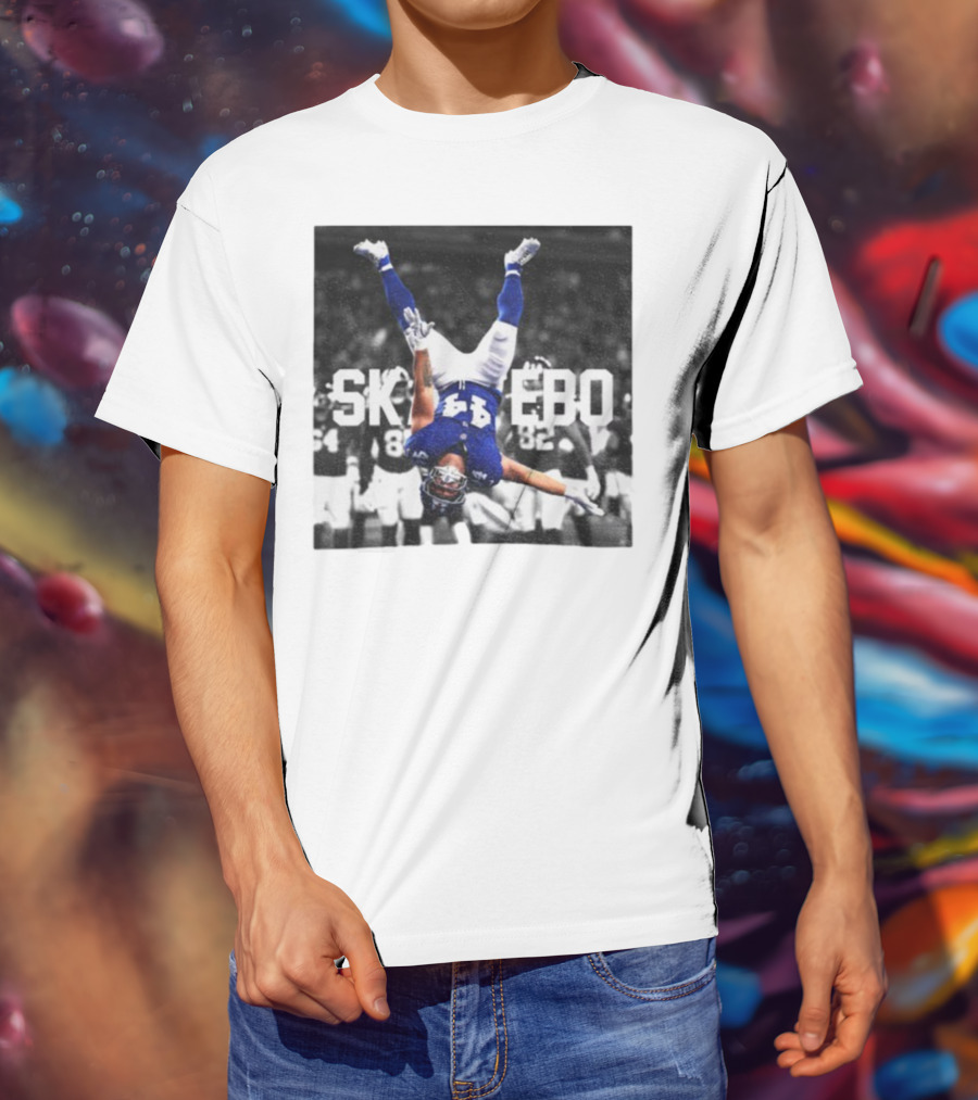 Cam Skattebo Backflip New York Giants NFL Football 2025 T-Shirt