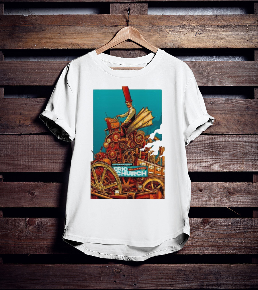 Eric Church The Outsiders Revival Tour Grand Rapids Oct 10 2025 Take The Machine T-Shirt