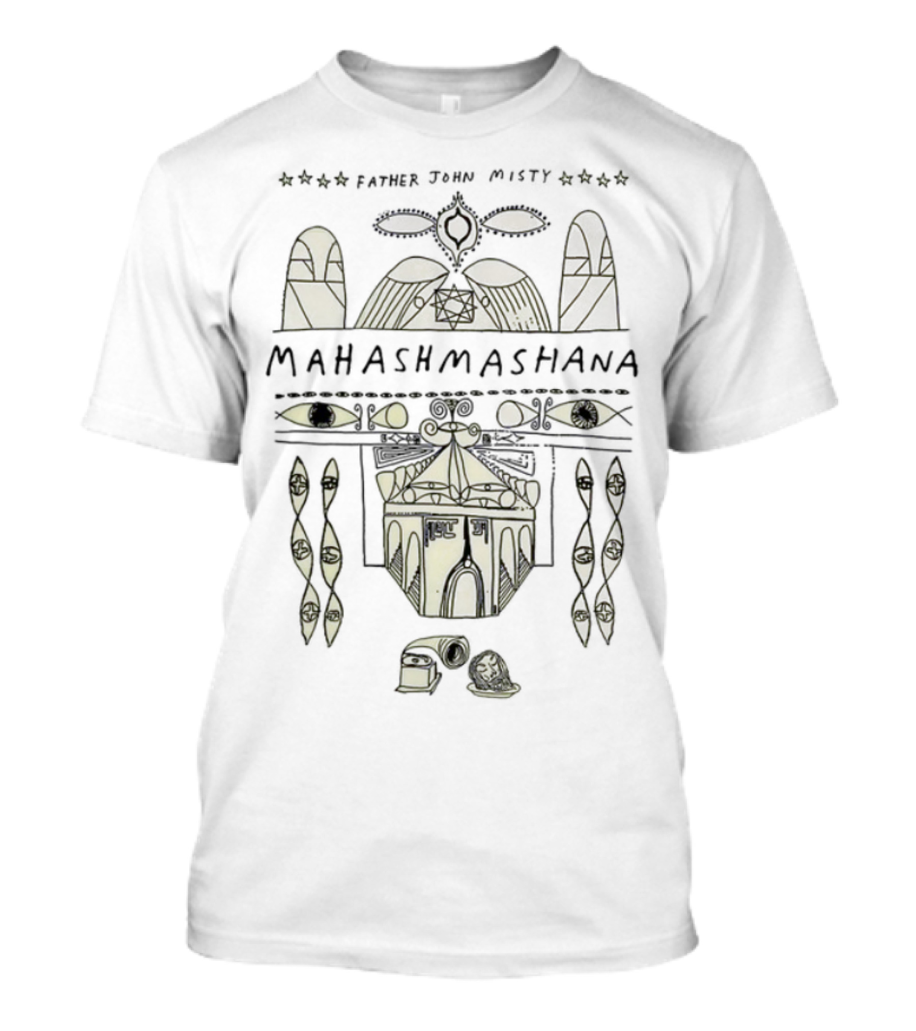 Father John Misty The Elves Man Is Mash Nana Eyes Symbolism T-Shirt