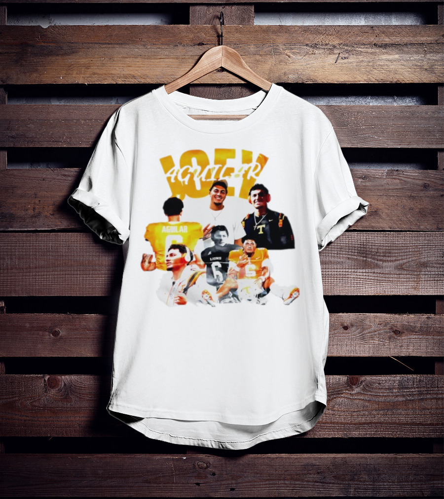 Joey Aguilar Tennessee Volunteers Football Lions Number 6 T-Shirt