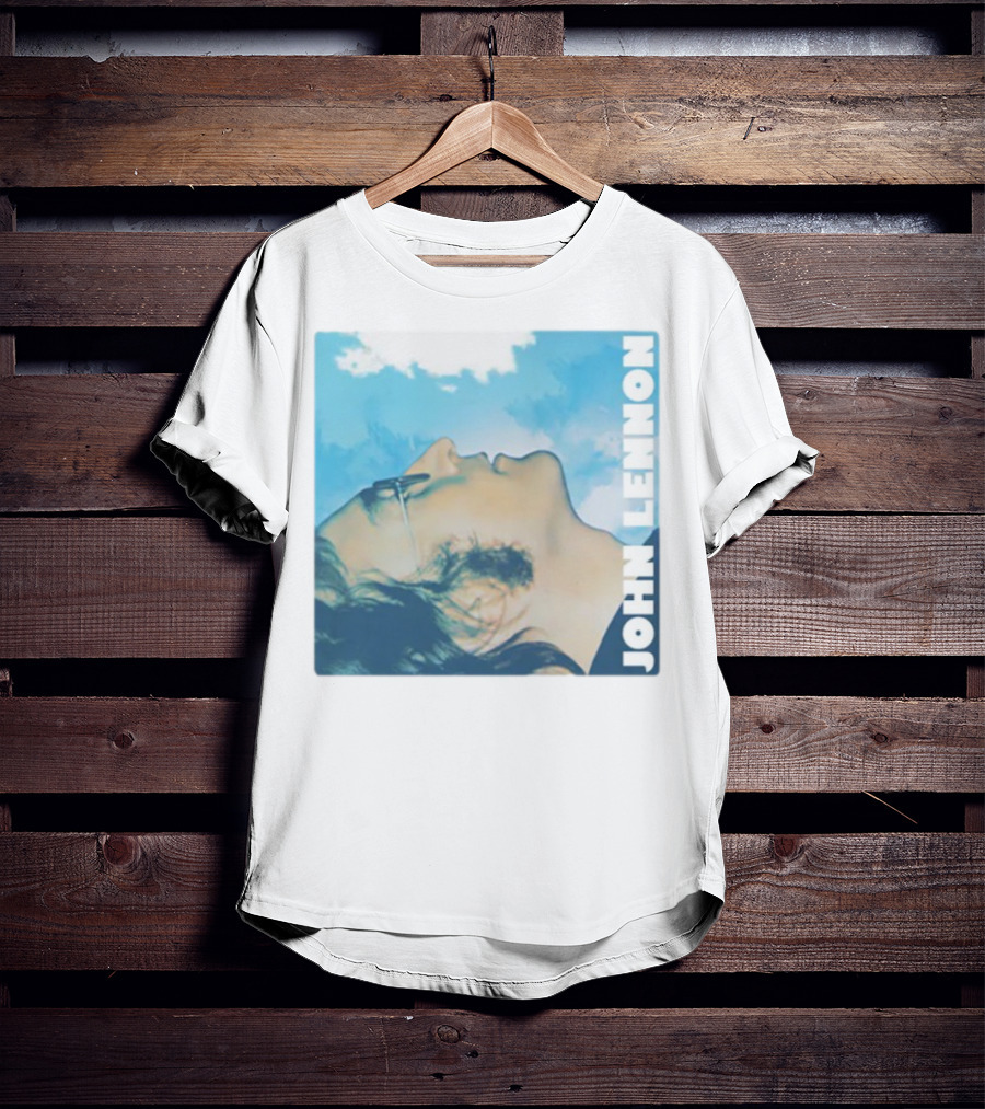 John Lennon Skyward Watercolor Portrait T-Shirt