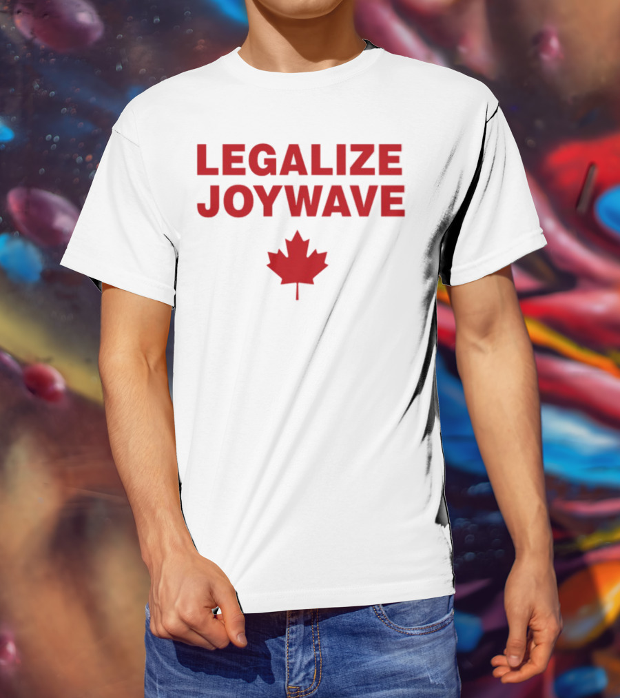 Legalize Joywave Maple Leaf Icon Canada Theme T-Shirt