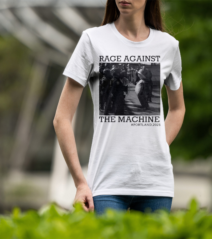 Rage Against The Machine Portland Frog Protest 2025 T-Shirt