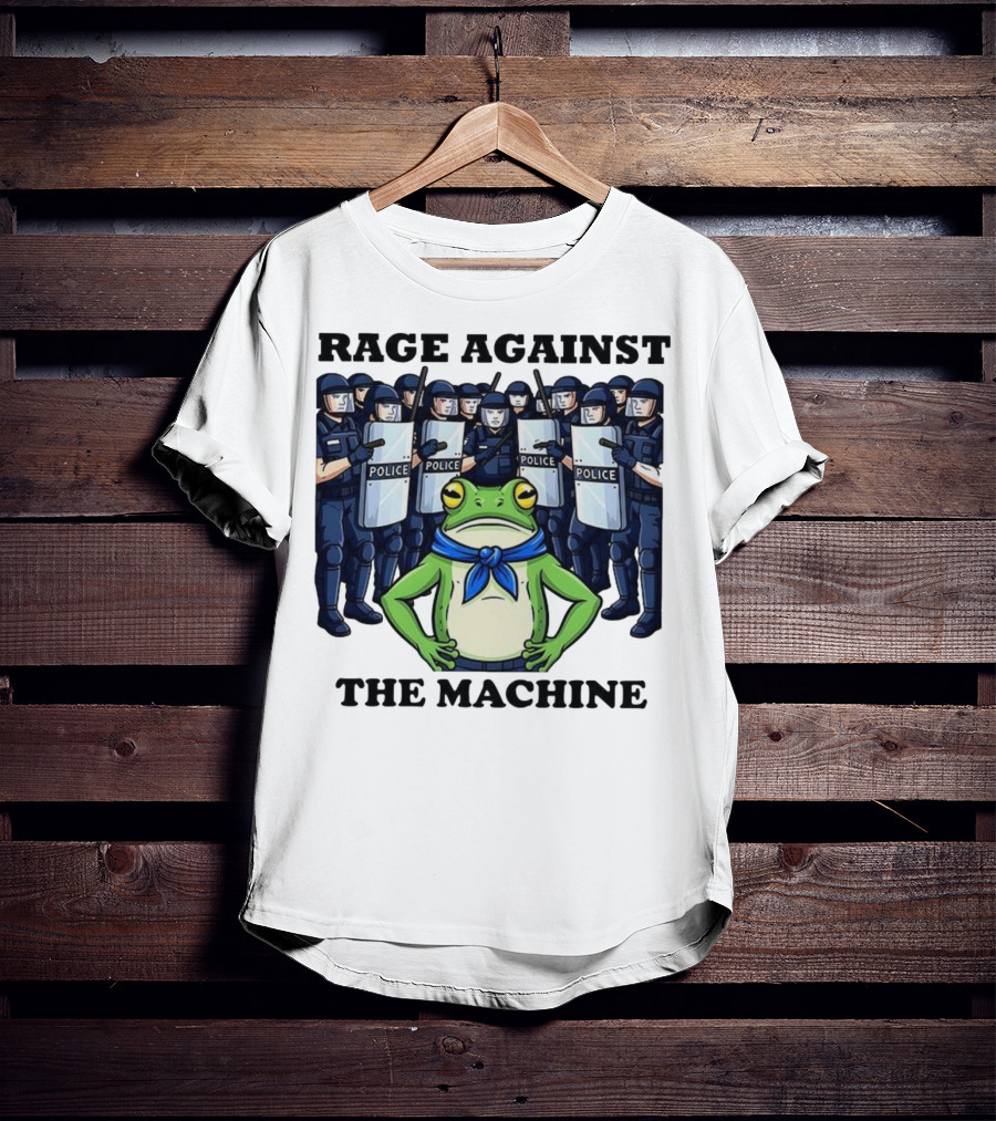 Rage Against The Machine Frog Police Standoff T-Shirt