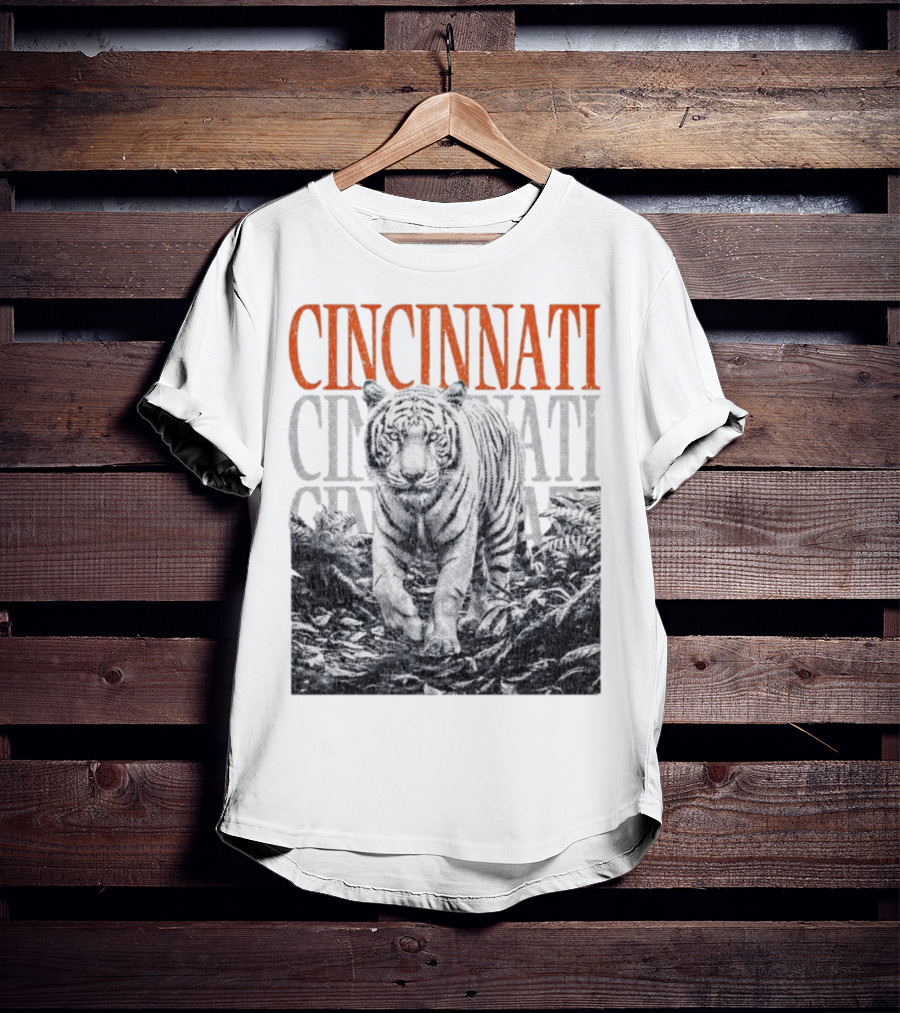 Cincinnati Bengals Tiger Fan Team Spirit T-Shirt