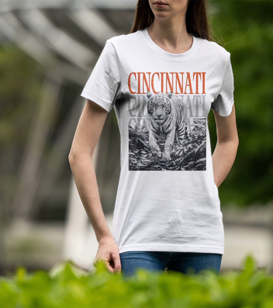 Cincinnati Bengals Tiger Fan Team Spirit T-Shirt