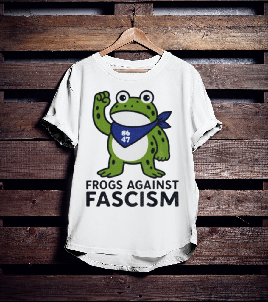 Frogs Against Fascism 86 47 Peaceful Protest Image T-Shirt