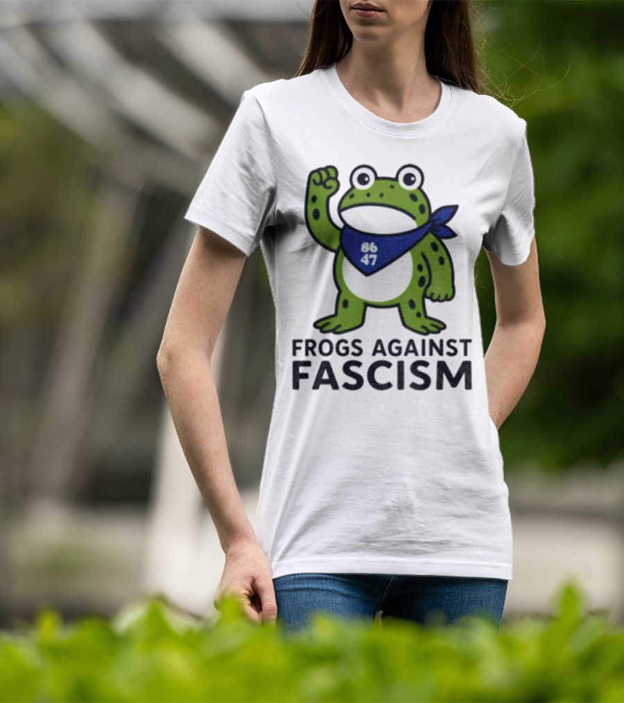 Frogs Against Fascism 86 47 Peaceful Protest Image T-Shirt