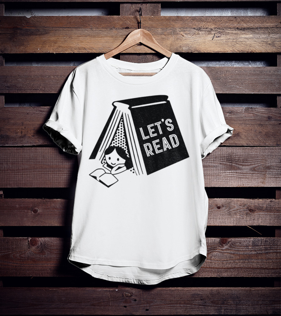 Derek Luh Let’s Read 2025 Book Tent Design T-Shirt