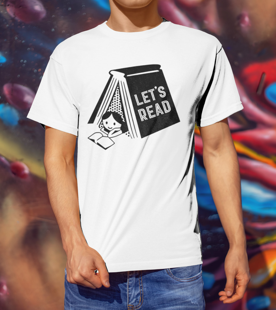 Derek Luh Let’s Read 2025 Book Tent Design T-Shirt