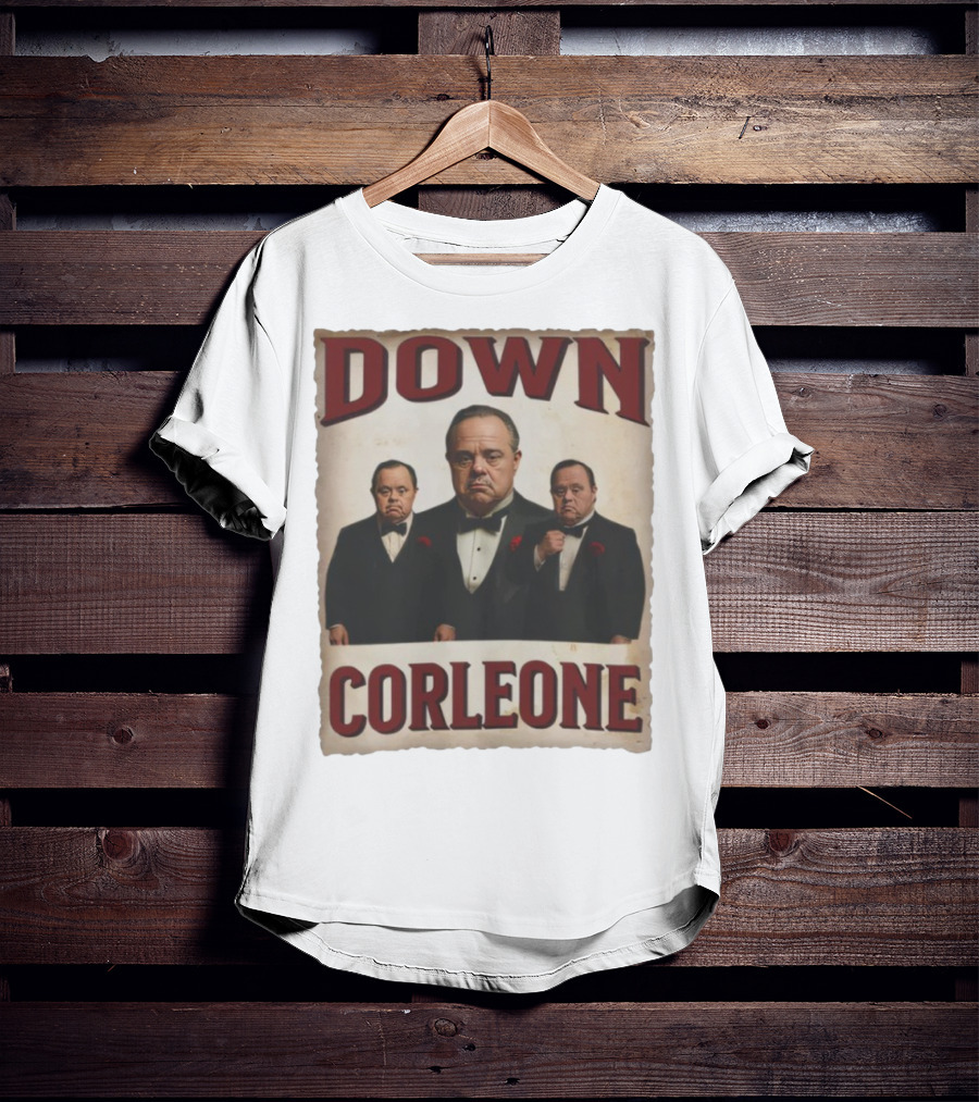 Down Corleone Funny Mafia Parody T-Shirt