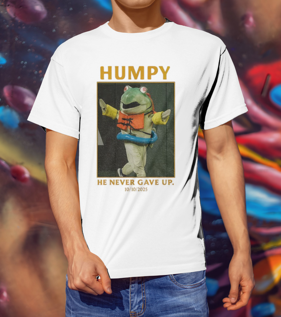 Humpy Salmon He Never Gave Up Seattle Mariners MLB Baseball 10 10 2025 T-Shirt