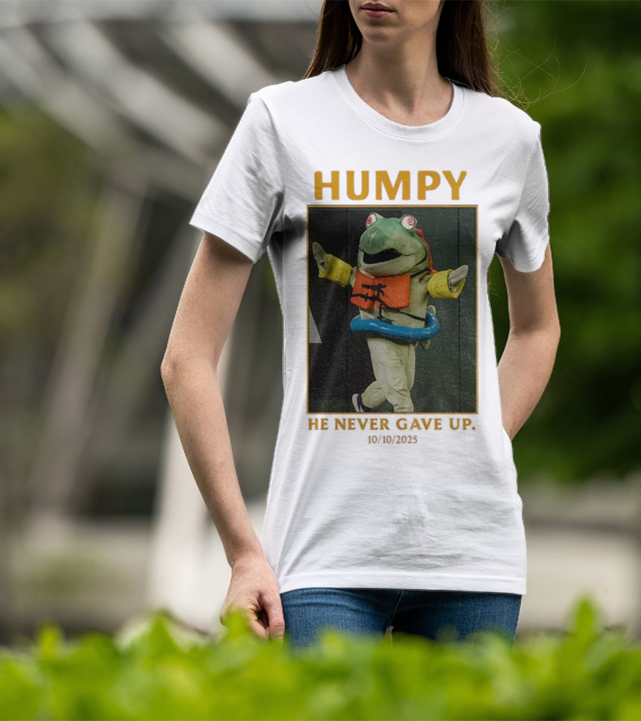 Humpy Salmon He Never Gave Up Seattle Mariners MLB Baseball 10 10 2025 T-Shirt