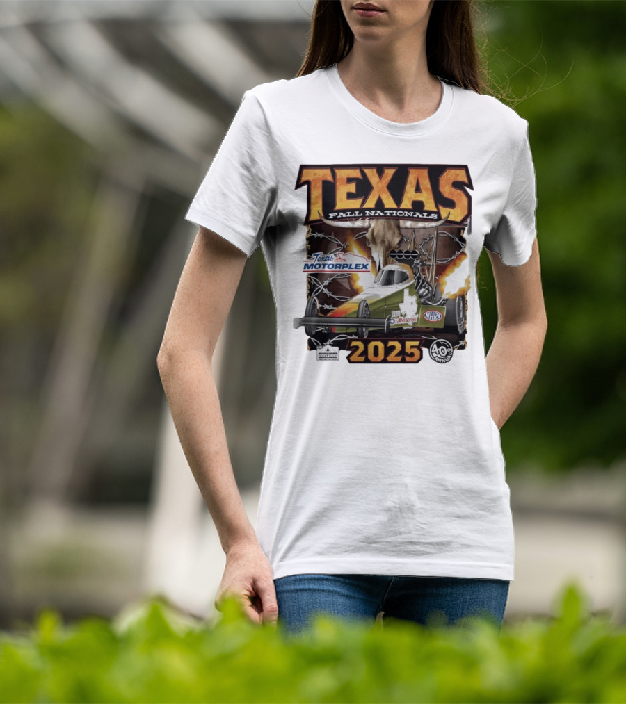 Texas Fall Nationals 2025 NHRA Texas Motorplex 40th Anniversary T-Shirt