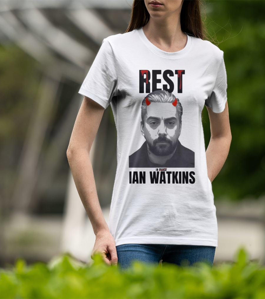 Rest In Peace Ian Watkins Devil Horns Image T-Shirt
