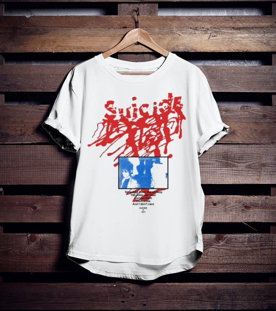 Suicide USA Rocket 1977 Speeding Down Skyway 100 Miles Per Hour Gonna Crash T-Shirt