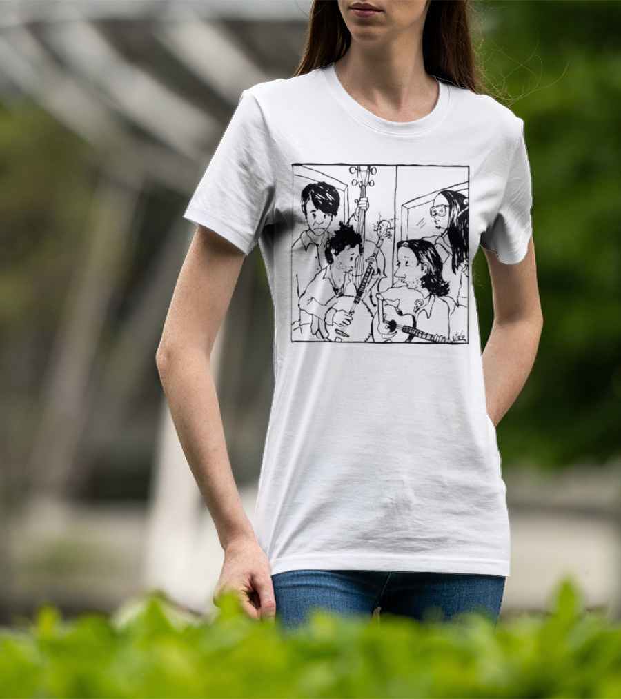 The Avett Brothers Seth Sketch Portrait T-Shirt