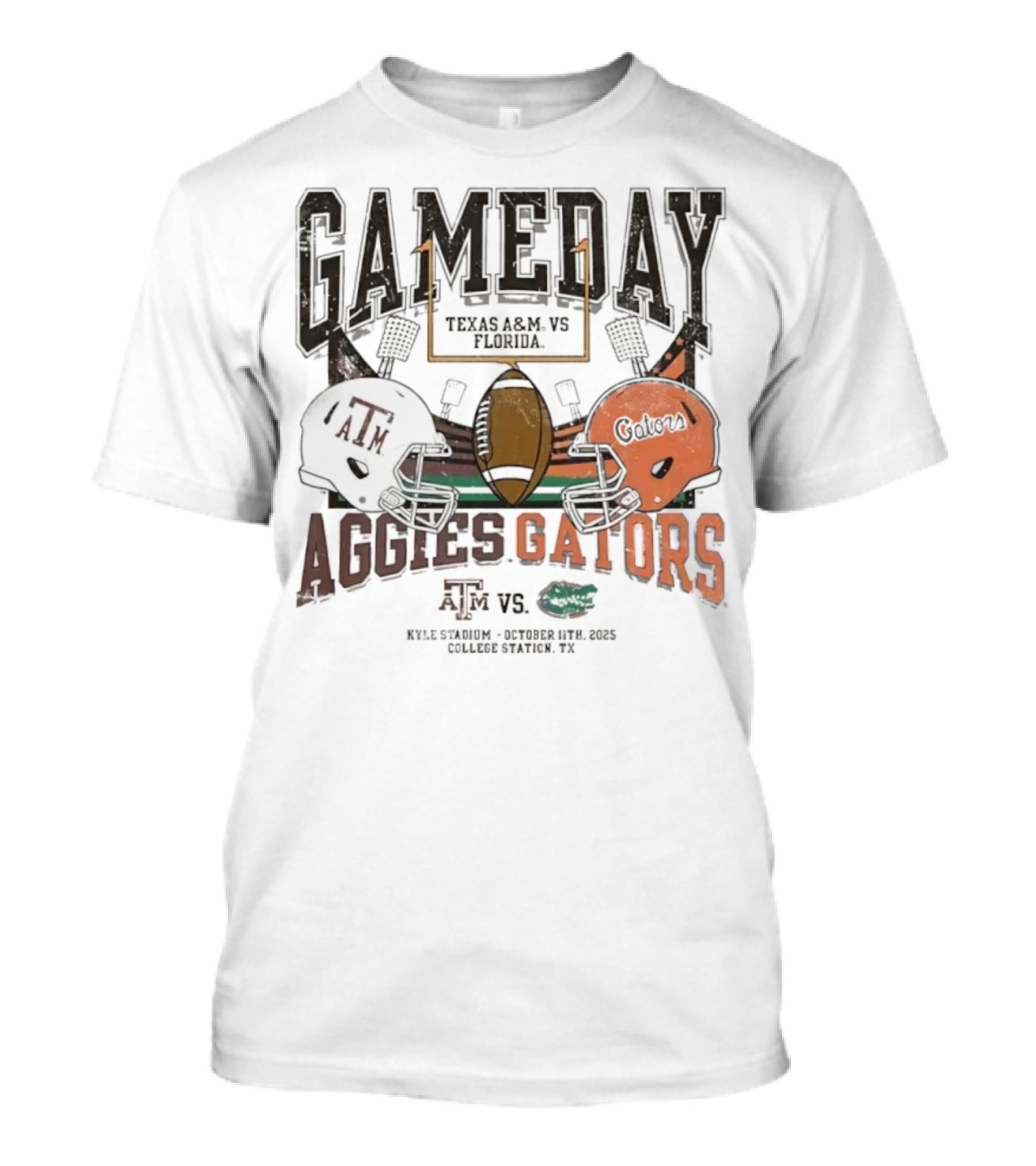Gameday Texas A&M Aggies Vs Florida Gators Kyle Field November 5 2022 College Station TX T-Shirt