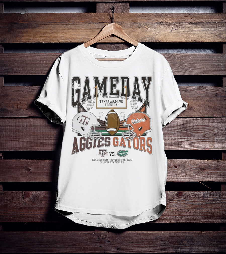 Gameday Texas A&M Aggies Vs Florida Gators Kyle Field November 5 2022 College Station TX T-Shirt