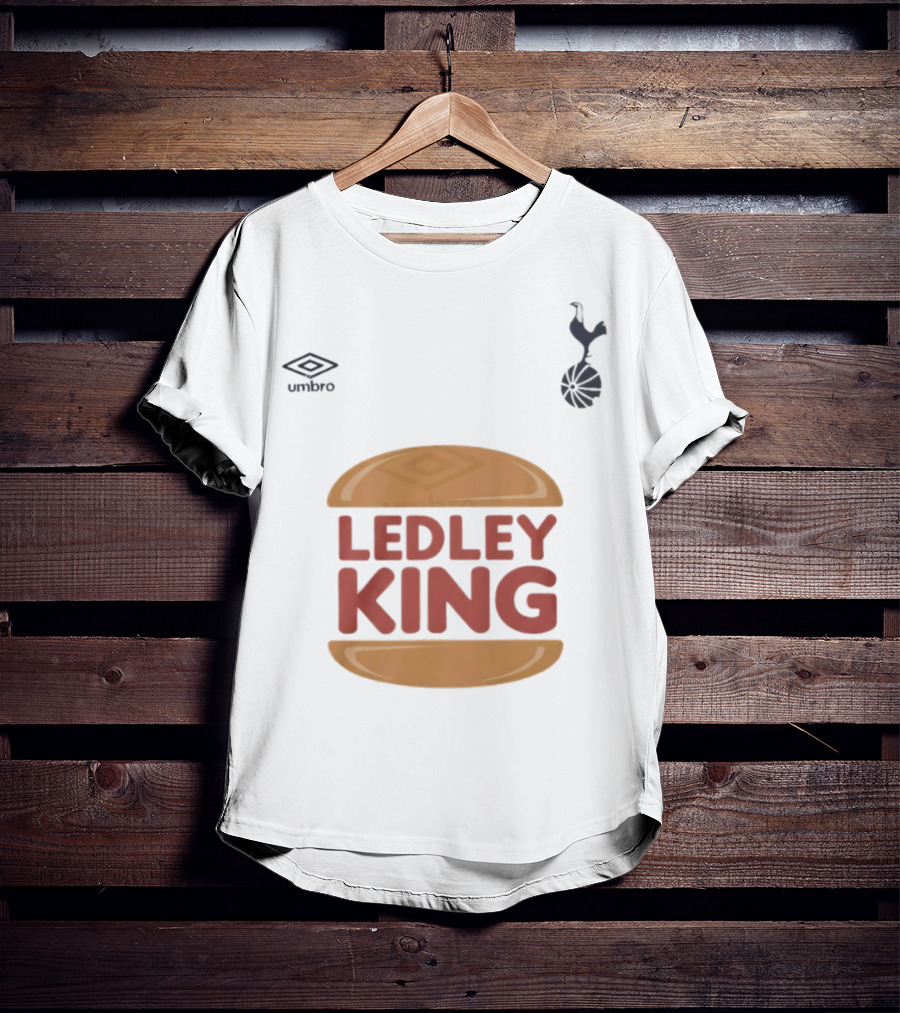 Tottenham Hotspur Umbro Ledley King Burger Logo T-Shirt