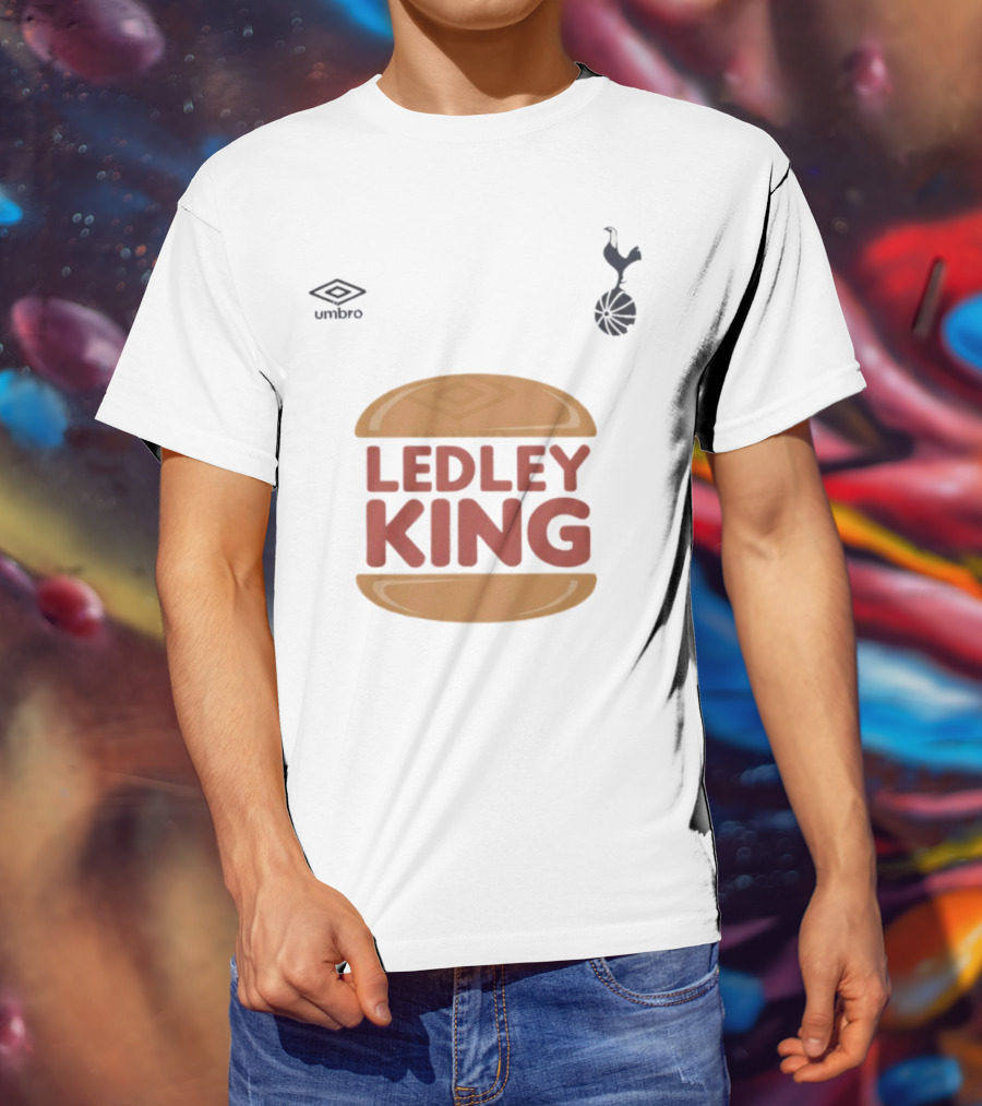 Tottenham Hotspur Umbro Ledley King Burger Logo T-Shirt