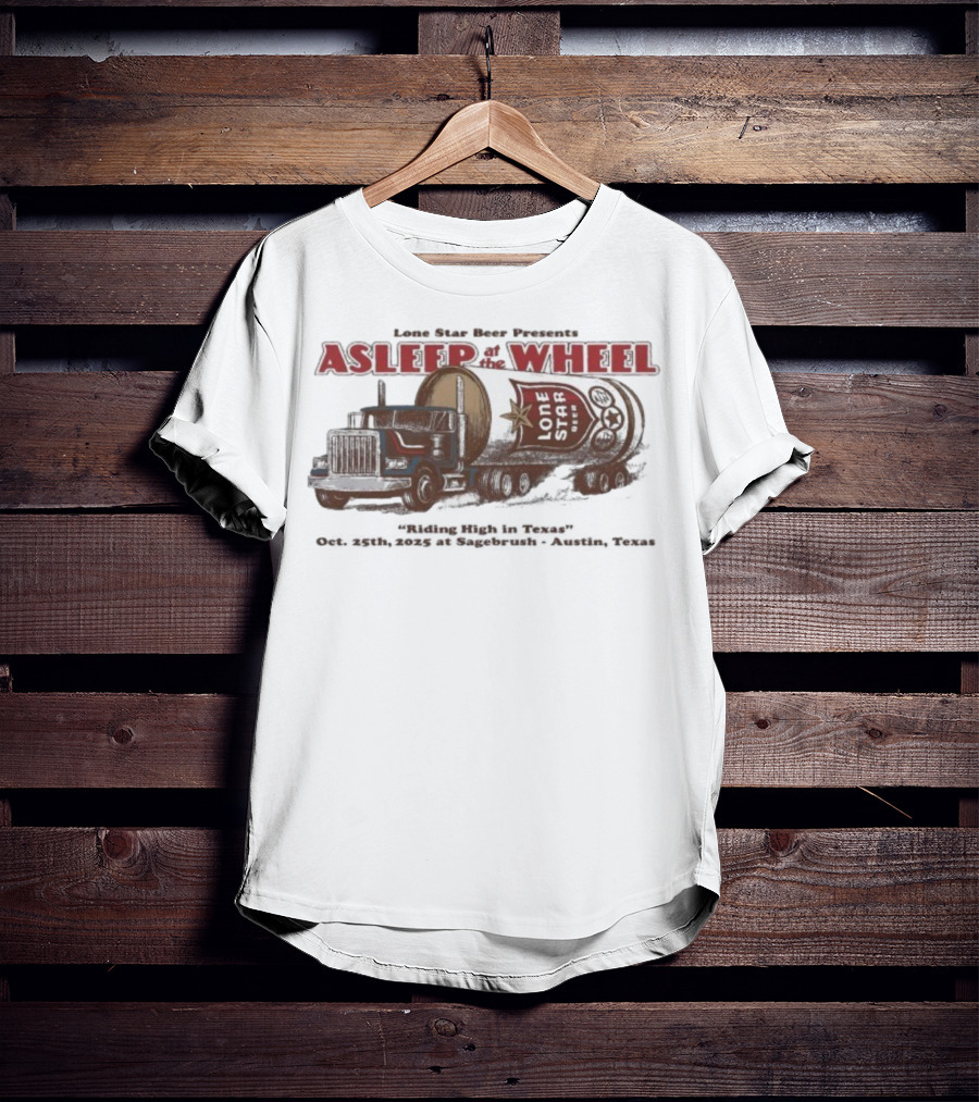 Lone Star Beer Presents Asleep At The Wheel Sagebrush Austin TX October 25 2025 T-Shirt