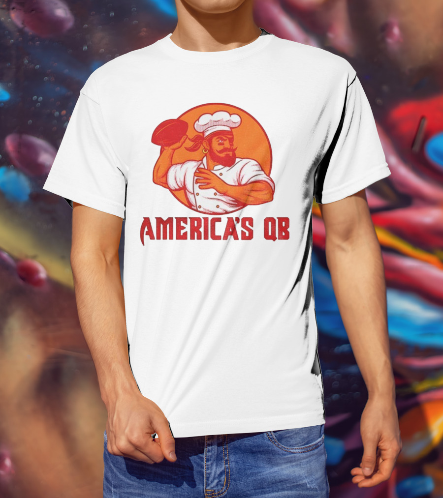 Baker Mayfield America's QB Chef Tampa Bay Buccaneers Football T-Shirt