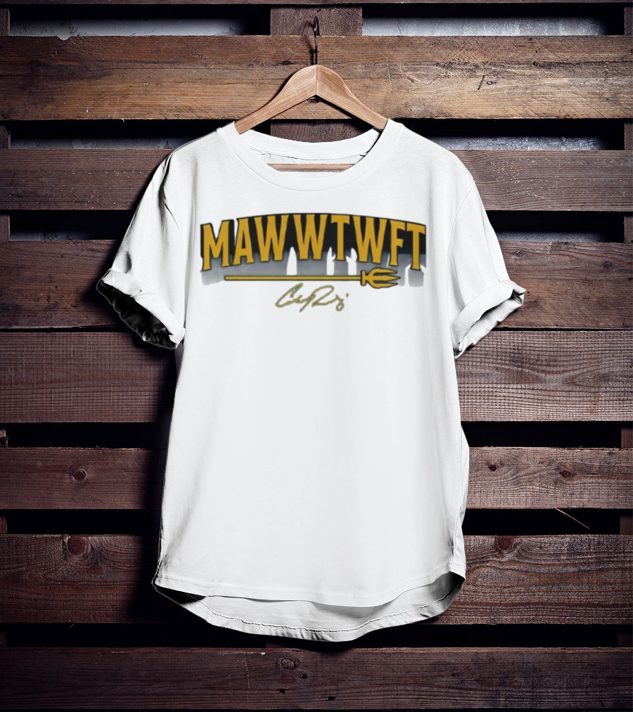 Cal Raleigh Seattle Mariners MAWWTWFT Trident Signature T-Shirt