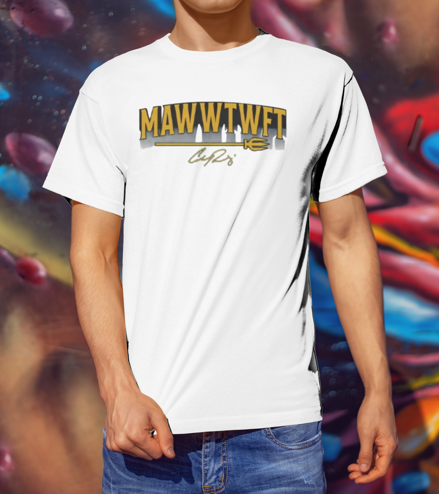Cal Raleigh Seattle Mariners MAWWTWFT Trident Signature T-Shirt